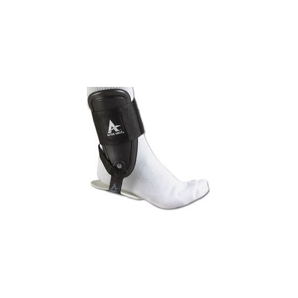 Active Ankle T2 Ankle Brace, Black Ankle Support for Men & Women, Ankle Braces for Sprains, Stability, Volleyball, Cheerleading, Small