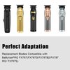 FX707B2 DLC Replacement Blades Compatible with BaBylissPRO Hair Trimmers FX787 and LoPROFX Trimmers FX726,2 Pack
