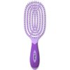 NuWay 4Hair® Patented Curved and Vented Hair Dryer Safe Detangling C Brush® (Violet)