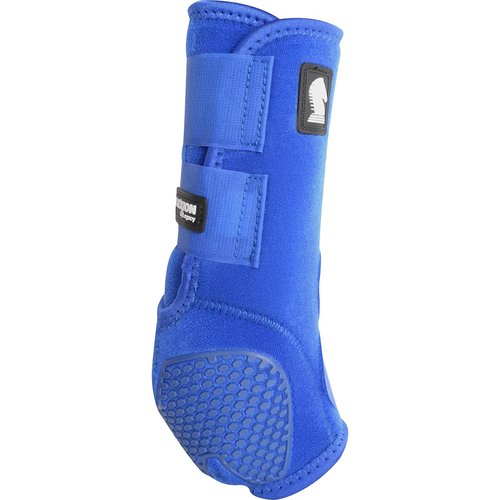 Classic Equine Flexion by Legacy2 Hind Support Boots, Blue, Medium
