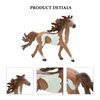 MODEBESO® Realistic Animal Figures Playset,Horse Figurines,Hand Painting Horse Figures,Educational Toy,Cake Toppers Christmas Birthday Gift for Kids Todllers (Pinto Horse)