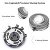 SH50/52 Replacement Heads Fit for Series 5000 Shavers, Electric Razor Replacement Fit for Shaver Series 5000 (S5xxx), AquaTouch (S5xxx), PowerTouch (PT8xx, PT7xx), 3 Count