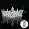 ATODEN Silver Tiara Crown for Women Girls Rhinestone Crystal Princess Queen Crown Full Round Tiara Jewelry Hair Accessories for Bridal Wedding Birthday Party Prom