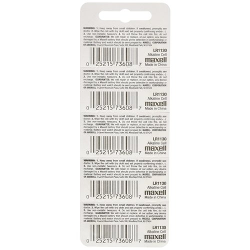 Maxell LR1130 10 Alkaline Batteries