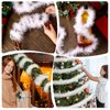 Feather Boas, Feather Garland, Marabou Feather Boa, Natural Feathers Fur Boas for Crafts, Fine Fluffy Boa for Adults Wedding Party Valentine Christmas Decoration (White, 8.7 Yard)