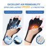 SAVILAND UV Gloves for Nails: Professional UPF200+ UV Gloves for Gel Manicures Anti UVA & UVB 999+ Gloves for Gel Nail Lamp Fingerless UV Light Gloves for Gel Nails Prevent Hands from UV Harm (Black)