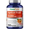 NusaPure Apricot 20:1 Extract, 1000 mg Equivalent to 20,000mg 150 Veggie Capsules (Vegan, Non-GMO)