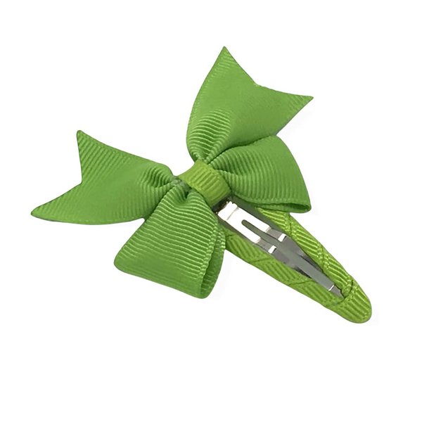 Snap Clip, Hair Bow, Green Hair Bow, Baby, Toddler, Girls Hair Accessory