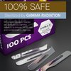 10r Blades Dermaplaning 0.7mm Extra Wide Pack of 100 Surgical Blades 10r, Size 10r Scalpel Blades, High Carbon Steel Dermablade Dermaplane Blades 10r Individually Wrapped Disposable 10r Blade Sterile
