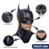 HugOutdoor Halloween Cosplay Man Cool Mask Movie Knight Superhero Costume Accessories Latex Masks Adult Size