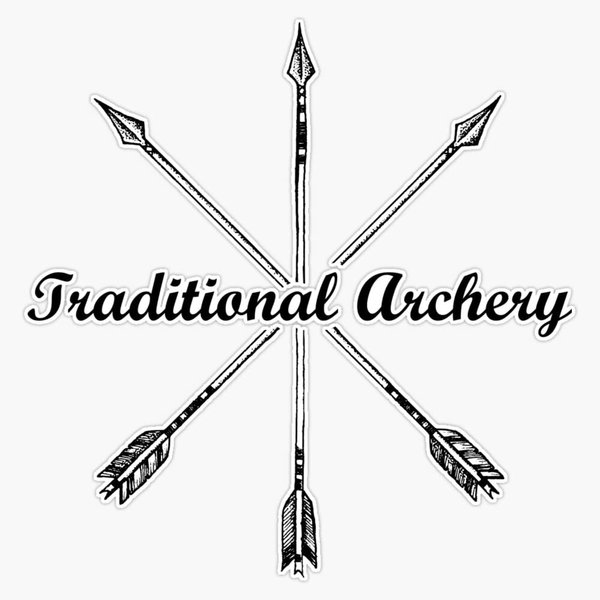 Magnet Traditional Archery Magnet Reusable Sticker 5"
