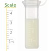 Haakaa Silicone Colostrum Collectors Set with Clear PP Storage Case 4 ml, 6 PK