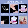 MEKK Mini UV Light for Gel Nails UV Light for Nails Innovative One Finger UV LED Nail Lamp 16W UV Nail Lamp Portable LED Nail Lamp Professional Nail Dryer for Nail Art Tools(Blue)