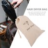 Beaupretty drawstring storage bags blow dryer purse blow dryer bag drawstring shoe bags hair dryer travel case storage bags for travel hair dryer bags pouch universal linen 35c wallet