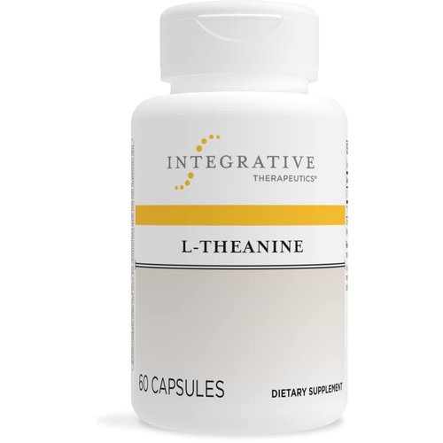 Integrative Therapeutics L-Theanine - L-Theanine to Support a Relaxed State* - Healthy Stress Response* - Vegan & Gluten-Free Amino Acid Supplement - 200 mg, 60 Capsules