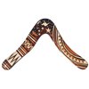 Aussie Fever Wooden Boomerang - Decorated Australian Boomerangs, Made in Australia!