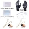 82PCS Piercing Kit Stainless Steel Acrylic Piercing Jewelry Piercing Needle 14G 16G Body Piercing Kit Nose Ear Septum Lip Tongue Eyebrow Belly