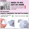 Drawdart Face & Body Glitter,Cosmetic-Grade Holographic Glitter Gel,50ml Silver Hair Glitter Gel,Rave Glitter,Mermaid Makeup Glitters for Women - Vegan & Cruelty Free