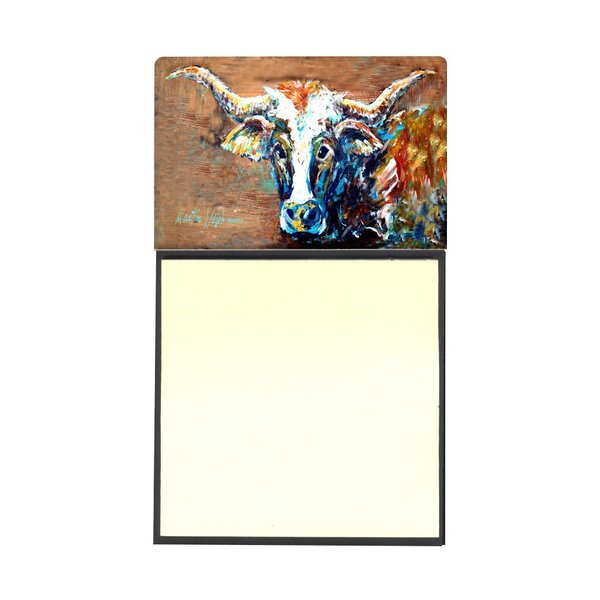 Caroline's Treasures On The Loose Brown Cow Refillable Sticky Note Holder or Postit Note Dispenser, 3.25 by 5.5", Multicolor