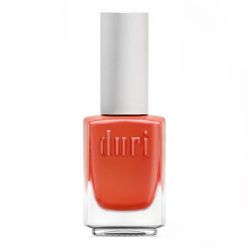 duri 90 Tangerine Peel Nail Polish, Orange Color, Glossy Finish, Full Coverage Finish, Lasting, Quick Dryng, 0.45 Fl Oz