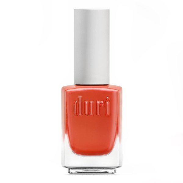 duri 90 Tangerine Peel Nail Polish, Orange Color, Glossy Finish, Full Coverage Finish, Lasting, Quick Dryng, 0.45 Fl Oz