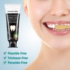 Whitening Charcoal Toothpaste for Sensitive Teeth, Enamel Repair and Cavity Protection - Natural Toothpaste for Whitening Teeth, Removing Stains, Mint Flavor Freshen Breath Mint Gel - No Peroxide