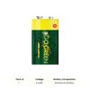 Go Green Power 24005 - 9V Alkaline Batteries, 1pk, 1 ea, green