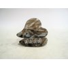 Generic Small mini clear brown black white gray marbled hair claw clip