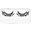 Emilystores Bat Costume Thunder Bat Halloween Fancy Fashion Costume Party Look Black Lace Lashes Paper Lashes False Eyelashes 1 Pair