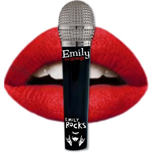Emily the Strange Rebel Red Microphone Lipstick