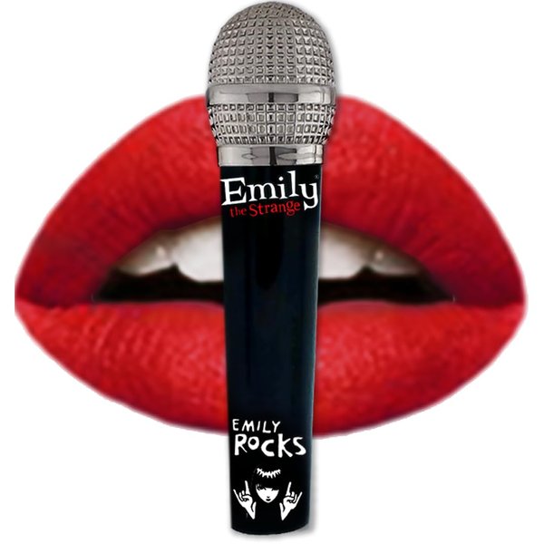 Emily the Strange Rebel Red Microphone Lipstick