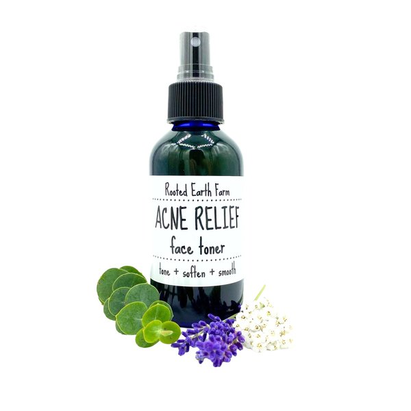 Acne Relief Face Toner - 4 fl oz - for Clear Skin - Natural Astringent
