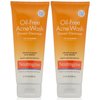 Neutrogena Acne Wash Cream Cleanser 6.7 Ounce (200ml) (Pack of 2)