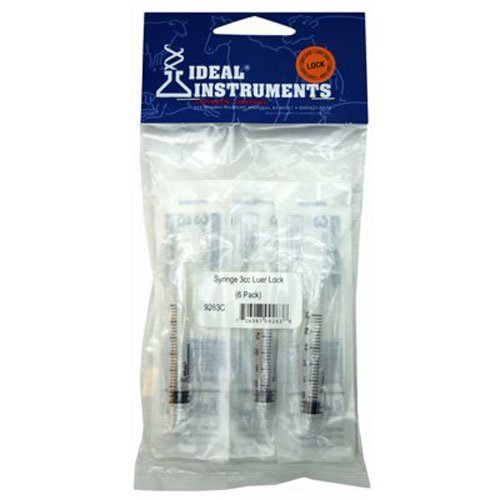 neogen corporation 9264 Ideal, 6 Pack, 6 cc, Disposable Syringe