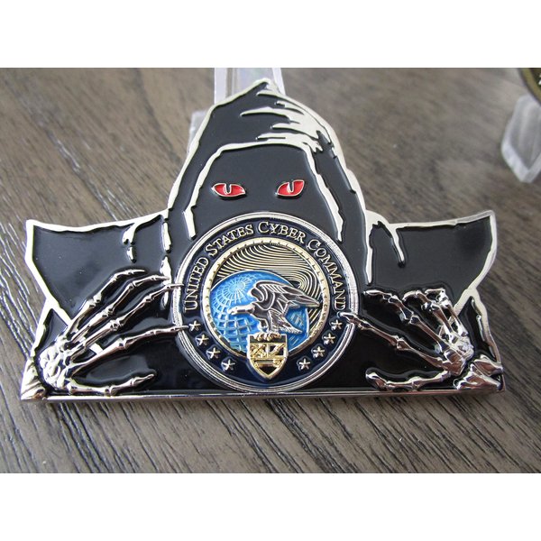 United States Cyber Command Cybercom Grim Reaper Challenge Coin
