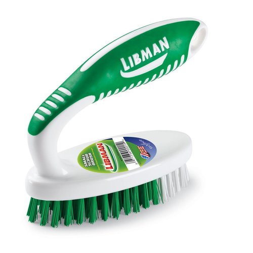 Libman 15 Small Scrub Brush with Ergonomic Handle