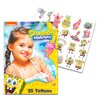 Nickelodeon Spongebob Squarepants Pop Up Board Game - Bundle with Spongebob Board Game for Kids with Pop Up Dice Plus Tattoos, More | Spongebob Games for Birthday Party