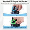 PRFCTLIFE AFO Foot Drop Brace with Upgraded Dial for Adjustable Dorsiflexion, Drop Foot Brace for Walking with Shoes. Orthotic Ankle Braces for Men/Women