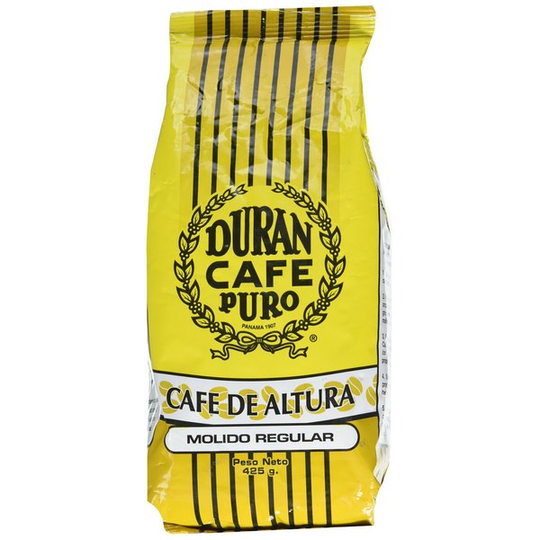 Panama Café Duran Cafe de Altura Molido Regular Best Ground Coffee 15oz.