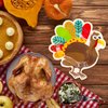 Fancy Land 50PCS Thanksgiving Paper Plates 9” Turkey Party Plates Disposable Dinner Plates Thanksgiving Party Supplies Dinnerware Bulk
