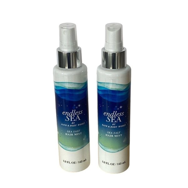 Generic 2 Works Endless Sea Bergamot Driftwood Sea Salt Hair Mist 4.9 oz, Blue