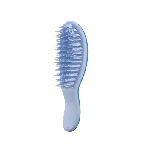 KISMETICS - Supreme Brush + Cleaner, Gentle Detangling, Detangler Hair Brush for All Hair Types. For use on Wet or Dry Hair (Blue)