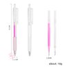 Pink Eyebrow Press in core Microblading Marker Pens, TgoBeauty 2pcs Skin Marker Pen Eyebrow Makeup Position Mapping Mark Tools Eyebrow Mapping Pen Stencil with 4 replacement refills (Pink)
