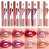 Maxzitank Purple Lip Gloss Lip Plumper Gloss Tinted Glitter Lipgloss Lip Oil Teens Moisturizing High Shine And Vegan Plumping Lip Gloss For Women Long-Lasting Dry Lip Care (07# Purple)