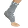 NeoTech Care Ankle Support Brace with Rayon Fabric Made from Bamboo, Gray (Size XS, 1 Pair)