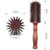 SUNBIRD & Round Brush for Blow Drying，Boar Bristle Round Hair Brush with Wooden Barrel,Volume,Styling,Curling & Curly,Wavy,Thick,or Thin Hair on Men & Women