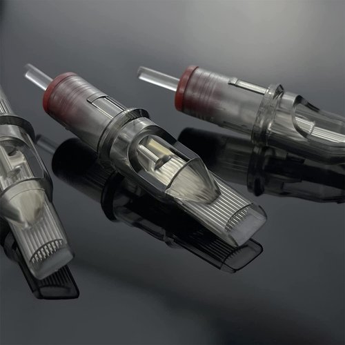 EZ Tattoo Cartridge Needles - 20Pcs #10 (15RM) Bugpin Round/Curved Magnum Disposable Tattoo Needles Cartridges for Rotary Tattoo Machine Pen Gun - Revolution