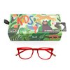 Maruica Volcanica Kids Nina Red | Fashionable Eco-Friendly Blue Light Blocking Glasses for Men and Women - Commitment to Save the Planet – Eases Eyestrain from Computer, Phone, Tablet Screens
