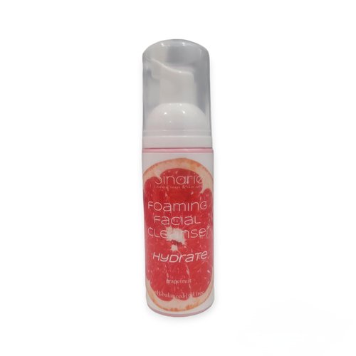 Sinarie Soaps & Skin Care Oil-Free Foaming Face Wash | Facial Cleanser, 2.5 oz, 1 Count (Hydrate | Grapefruit)