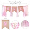Ornaous Baby Girl 1st Birthday Party Decorations Set, First Birthday Hat and ONE Highchair Banner Cake Topper for Party Supplies (Pink)